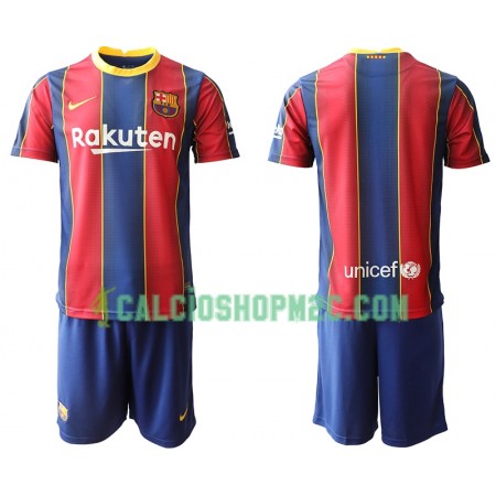 FC Barcellona Bambino Maglia Prima 2020/2021 Manica Corta (+ Pantaloncini)